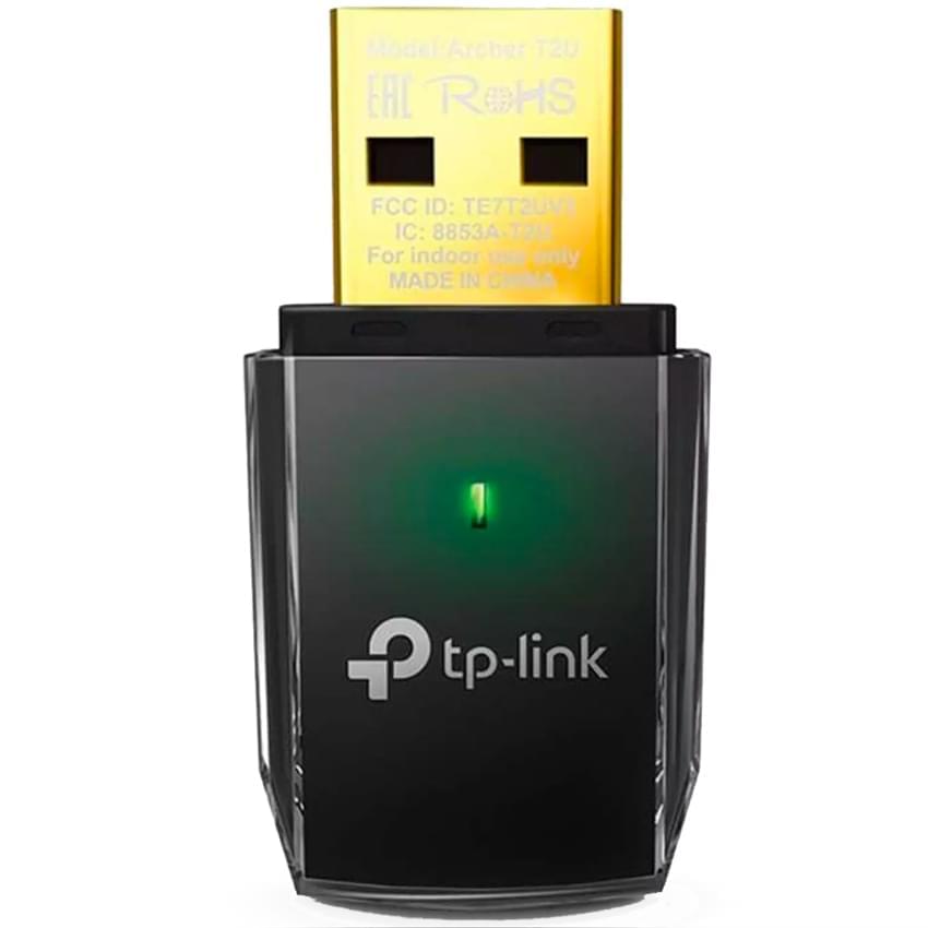 Placa Wifi Usb Tp-Link Archer T2u Ac600 Mini